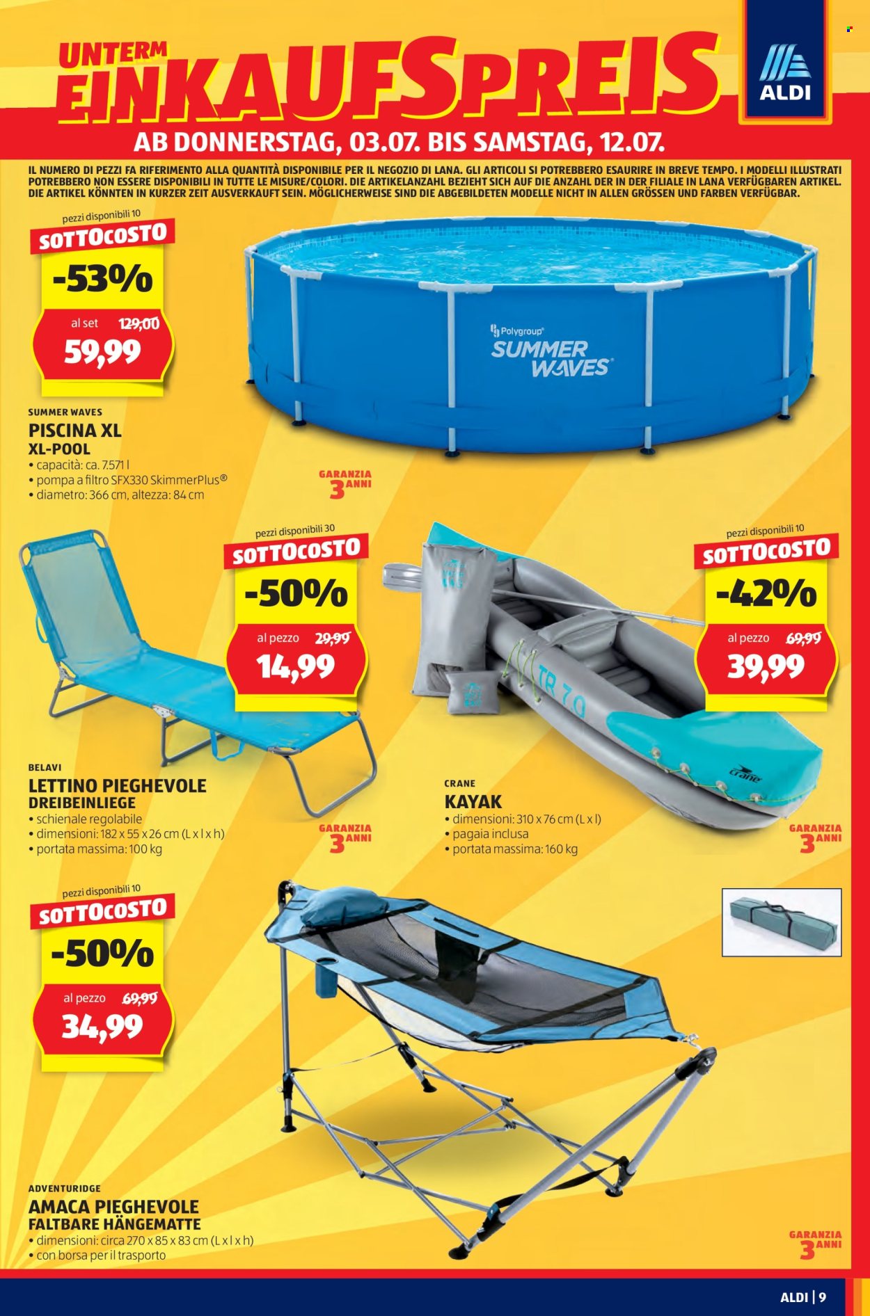 Volantino Aldi - 3/7/2025 - 6/7/2025. Pagina 9