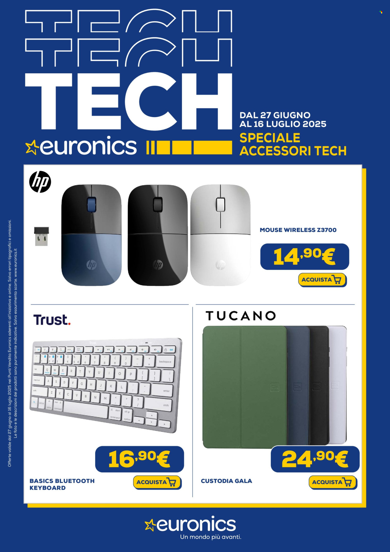 Volantino Euronics - 27/6/2025 - 16/7/2025. Pagina 1
