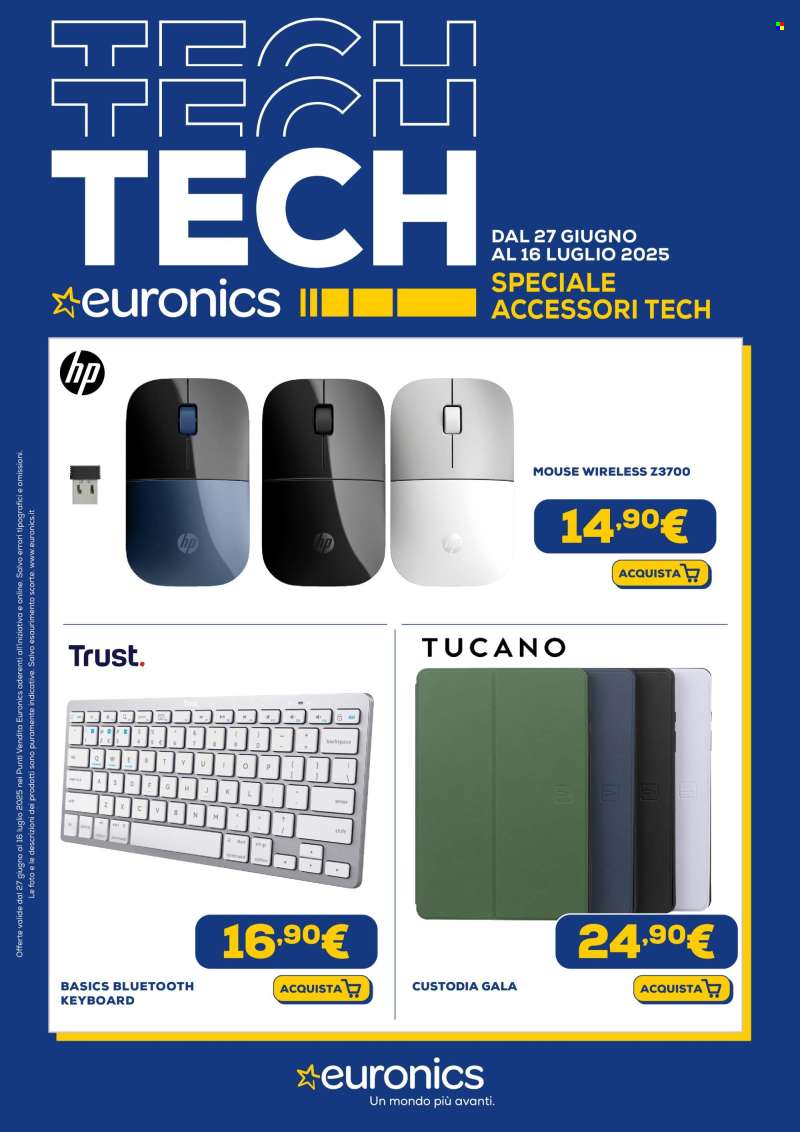 Volantino Euronics - 27/6/2025 - 16/7/2025.