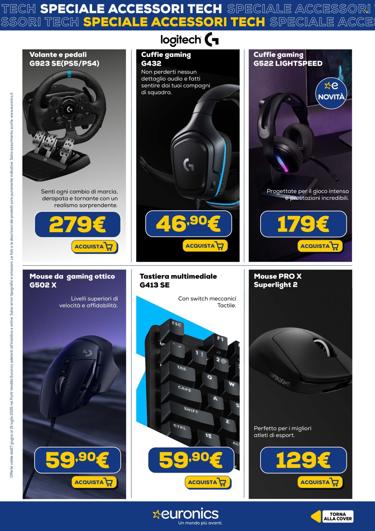 Volantino Euronics - 27/6/2025 - 16/7/2025. Pagina 8