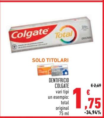 DENTIFRICIO COLGATE