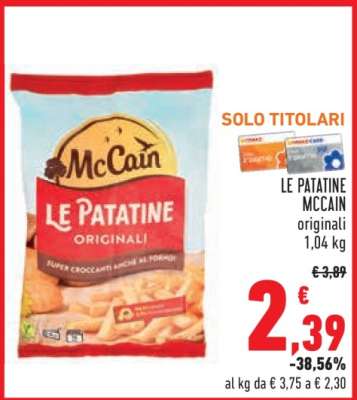LE PATATINE MCCAIN