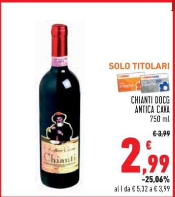 CHIANTI DOCG ANTICA CAVA