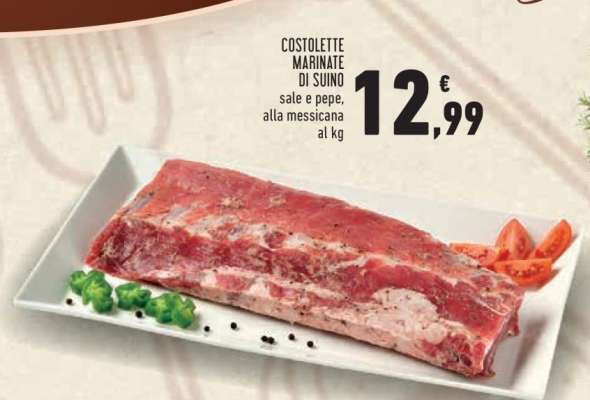 COSTOLETTE MARINATE DI SUINO