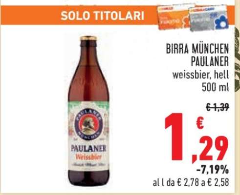 BIRRA MÜNCHEN PAULANER
