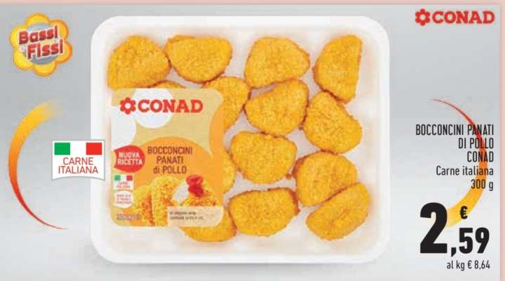 BOCCONCINI PANATI DI POLLO CONAD