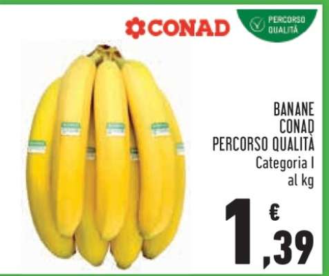 Banane Conad Percorso Qualità