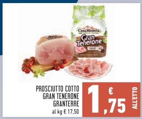PROSCIUTTO COTTO GRAN TENERONE GRANTERRE