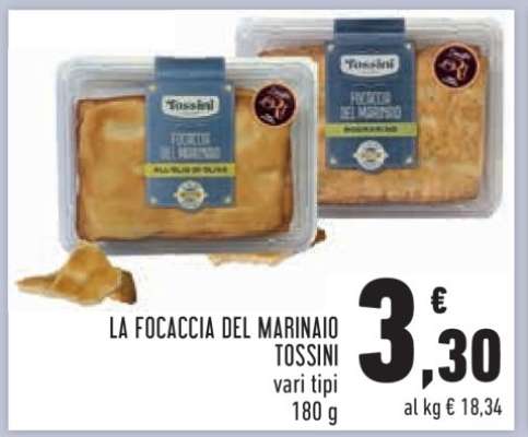 La Focaccia del Marinaio Tossini