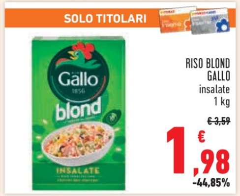 Riso Blond Gallo
