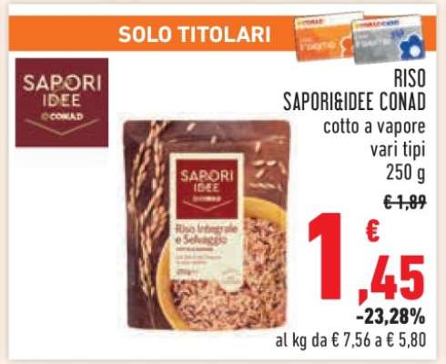 RISO SAPORI&IDEE CONAD