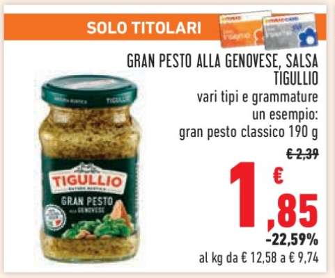 Gran Pesto alla Genovese, Salsa Tigullio