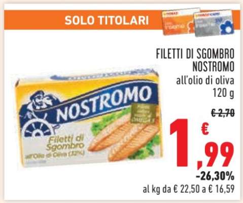 FILETTI DI SGOMBRO NOSTROMO