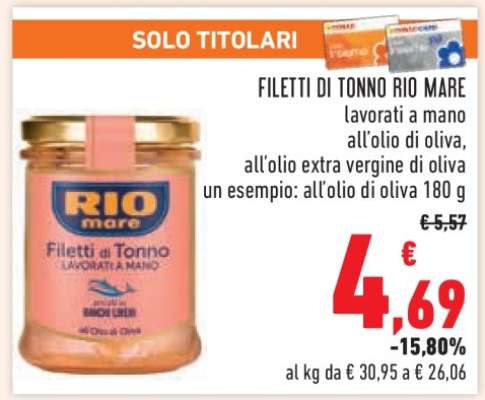 FILETTI DI TONNO RIO MARE