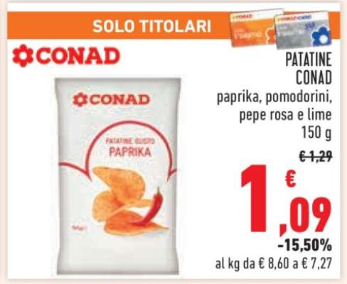 Patatine Conad