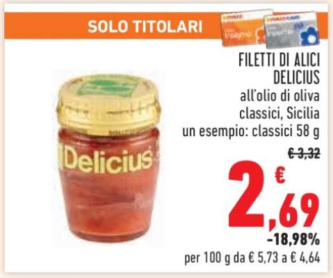 Filetti di Alici Delicius