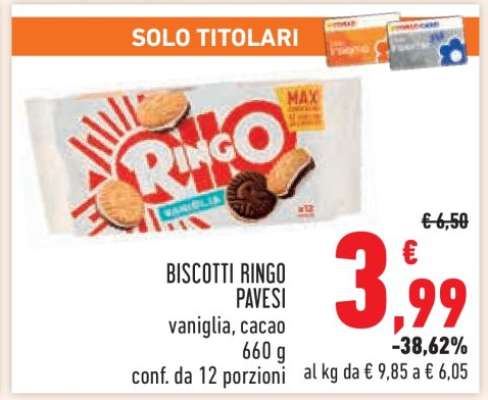 BISCOTTI RINGO PAVESI
