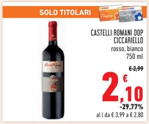 CASTELLI ROMANI DOP CICCARIELLO