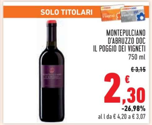 MONTEPULCIANO D’ABRUZZO DOC IL POGGIO DEI VIGNETI