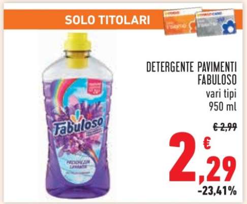 Detergente Pavimenti Fabuloso