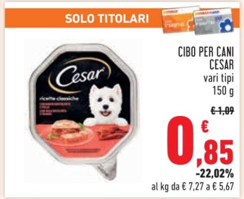 CIBO PER CANI CESAR