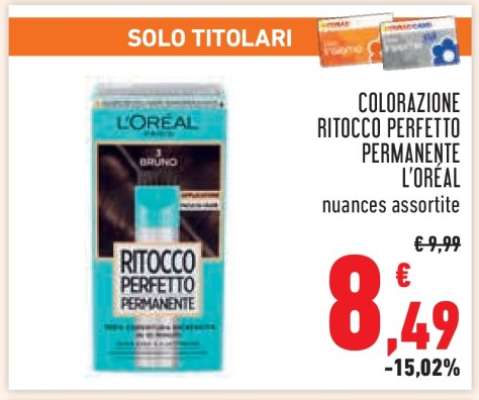Colorazione Ritocco Perfetto Permanente L'Oréal