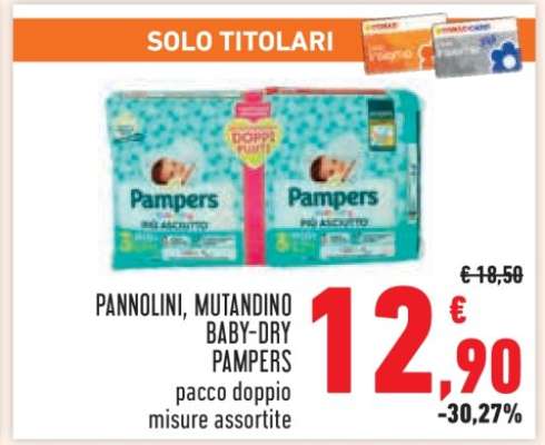 PANNOLINI, MUTANDINO BABY-DRY PAMPERS
