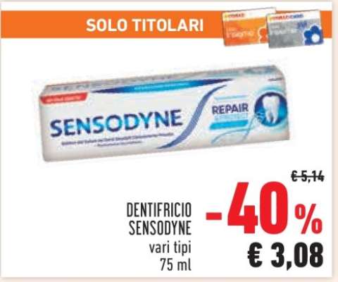 Dentifricio Sensodyne