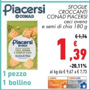 Sfoglie Croccanti Conad Piacersi