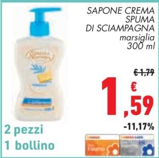 SAPONE CREMA SPUMA DI SCIAMPAGNA marsiglia 300 ml