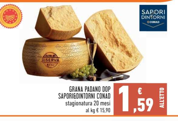 GRANA PADANO DOP SAPORI&DINTORNI CONAD