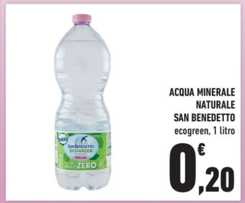 ACQUA MINERALE NATURALE SAN BENEDETTO