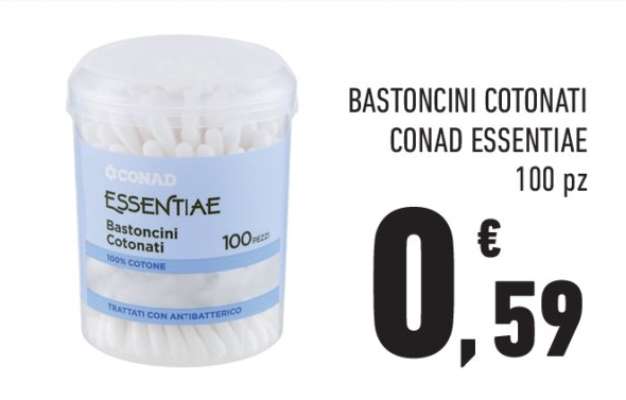 BASTONCINI COTONATI CONAD ESSENTIAE