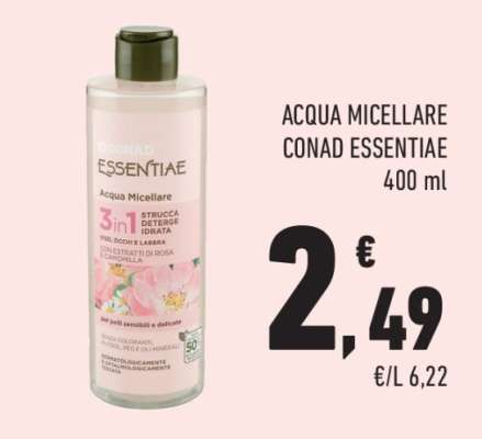 ACQUA MICELLARE CONAD ESSENTIAE