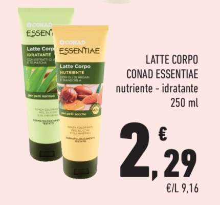 LATTE CORPO CONAD ESSENTIAE