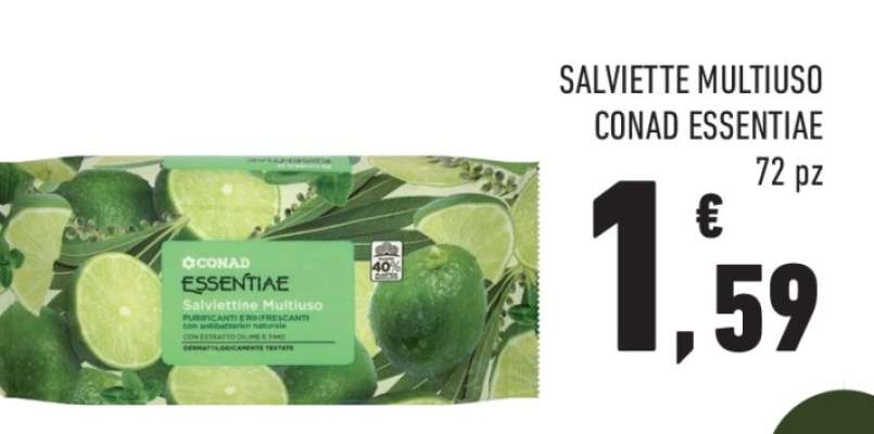 SALVIETTE MULTIUSO CONAD ESSENTIAE