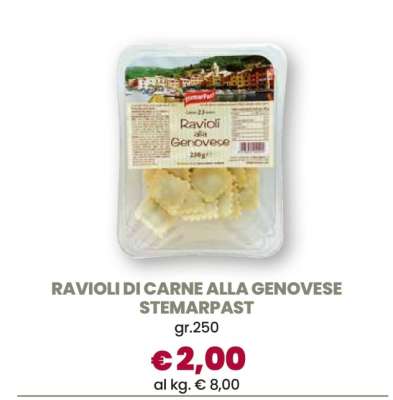 RAVIOLI DI CARNE ALLA GENOVESE STEMARPAST