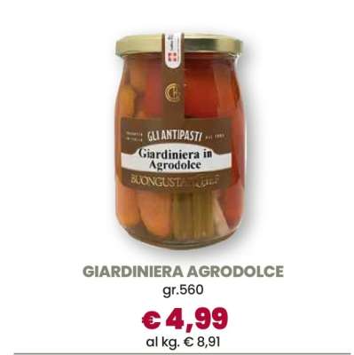 GIARDINIERA AGRODOLCE