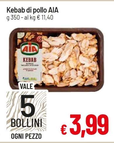 Kebab di pollo Aia