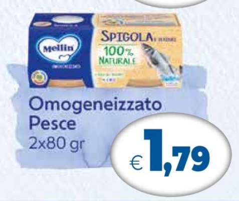 Mellin Omogeneizzato Pesce