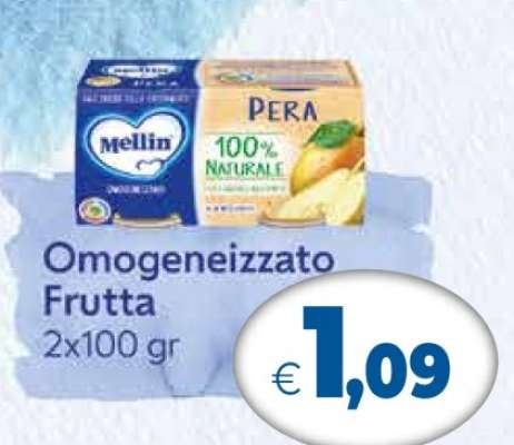 Omogeneizzato Frutta