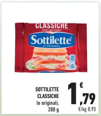 Sottilette Classiche