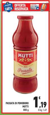 PASSATA DI POMODORO MUTTI
