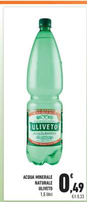 Acqua Minerale Naturale Uliveto