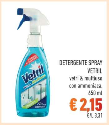 DETERGENTE SPRAY VETRIL