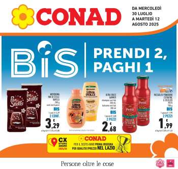 Volantino Conad - 30/7/2025 - 12/8/2025.