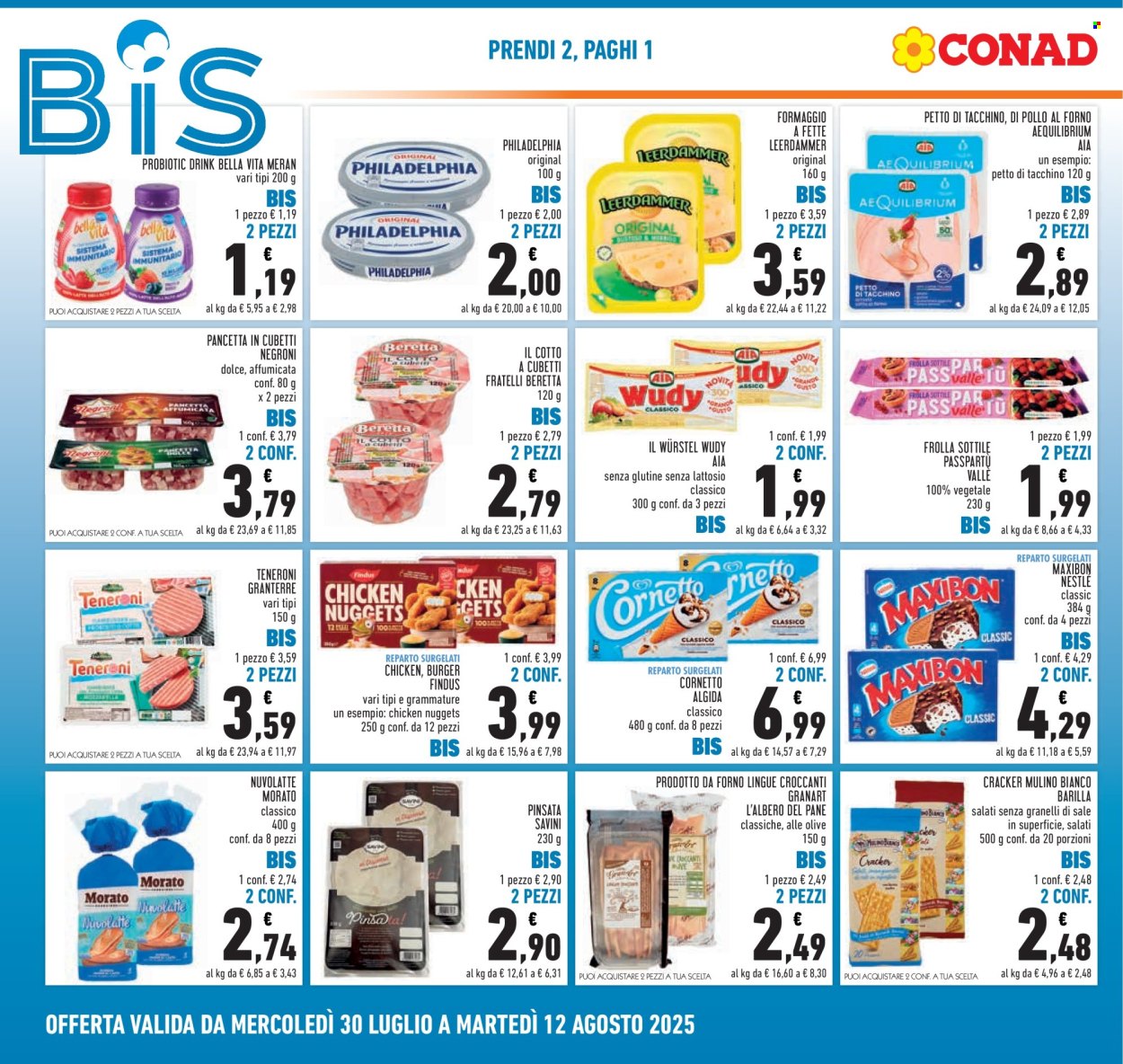 Volantino Conad - 30/7/2025 - 12/8/2025. Pagina 2