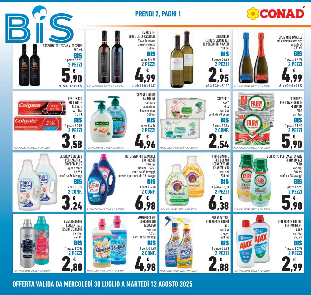 Volantino Conad - 30/7/2025 - 12/8/2025. Pagina 4