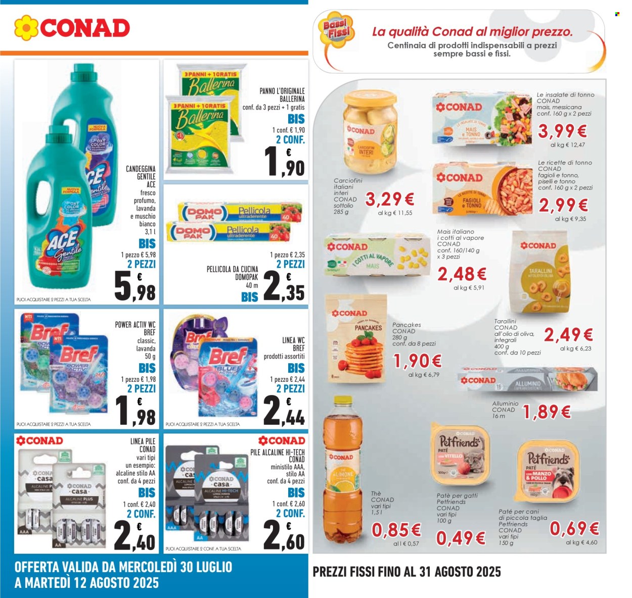 Volantino Conad - 30/7/2025 - 12/8/2025. Pagina 5