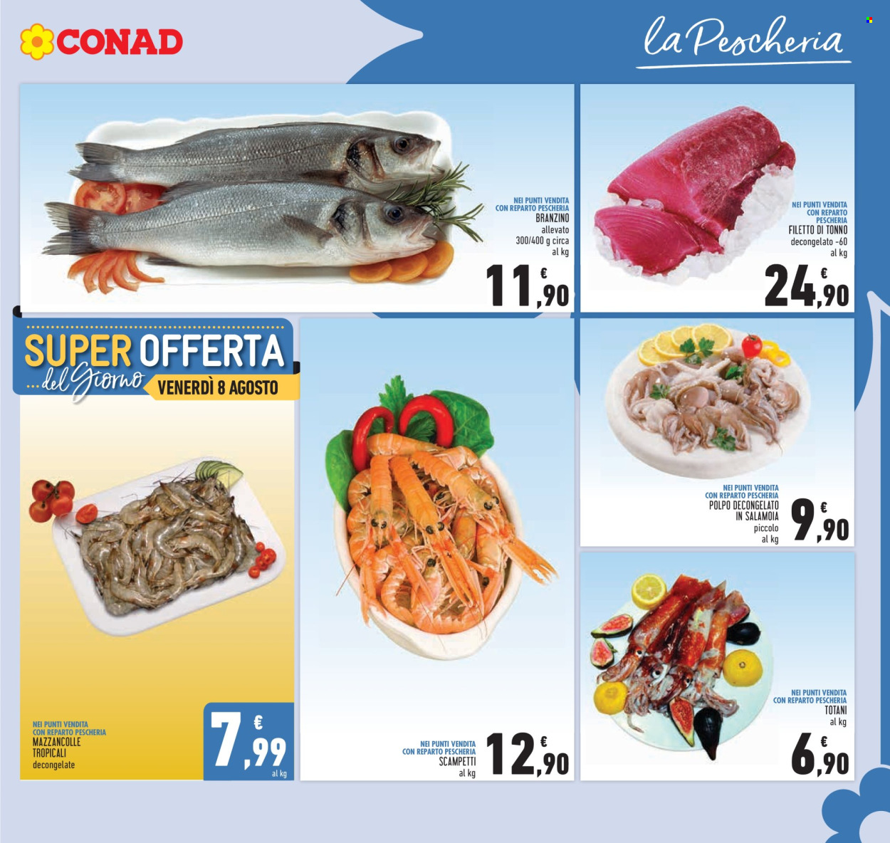 Volantino Conad - 30/7/2025 - 12/8/2025. Pagina 7